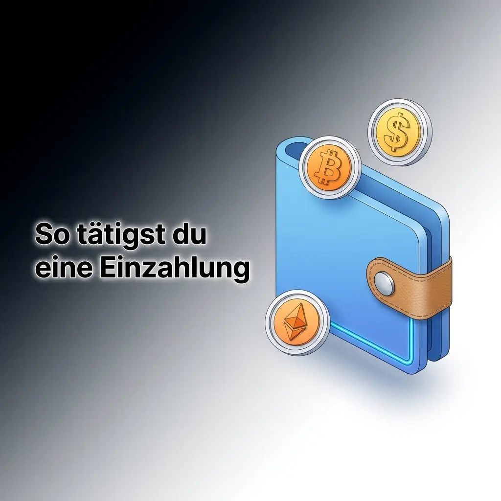 Schritt-für-Schritt Einzahlung im Online-Casino: Kasse öffnen, Zahlungsmethode wählen, Betrag eingeben, bestätigen