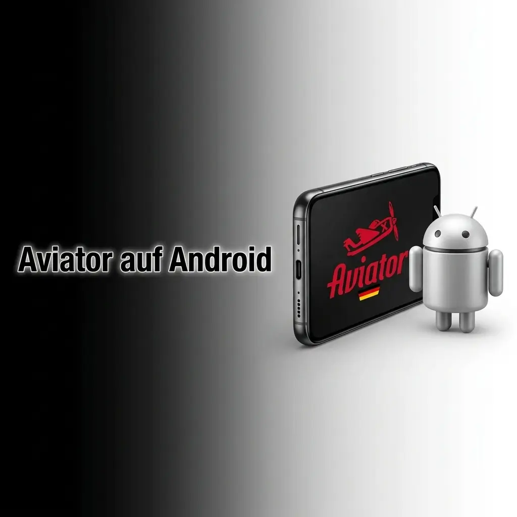 Aviator-Spiel auf Android-Gerät mit mobiler Casino-App-Oberfläche und Spielstatistiken