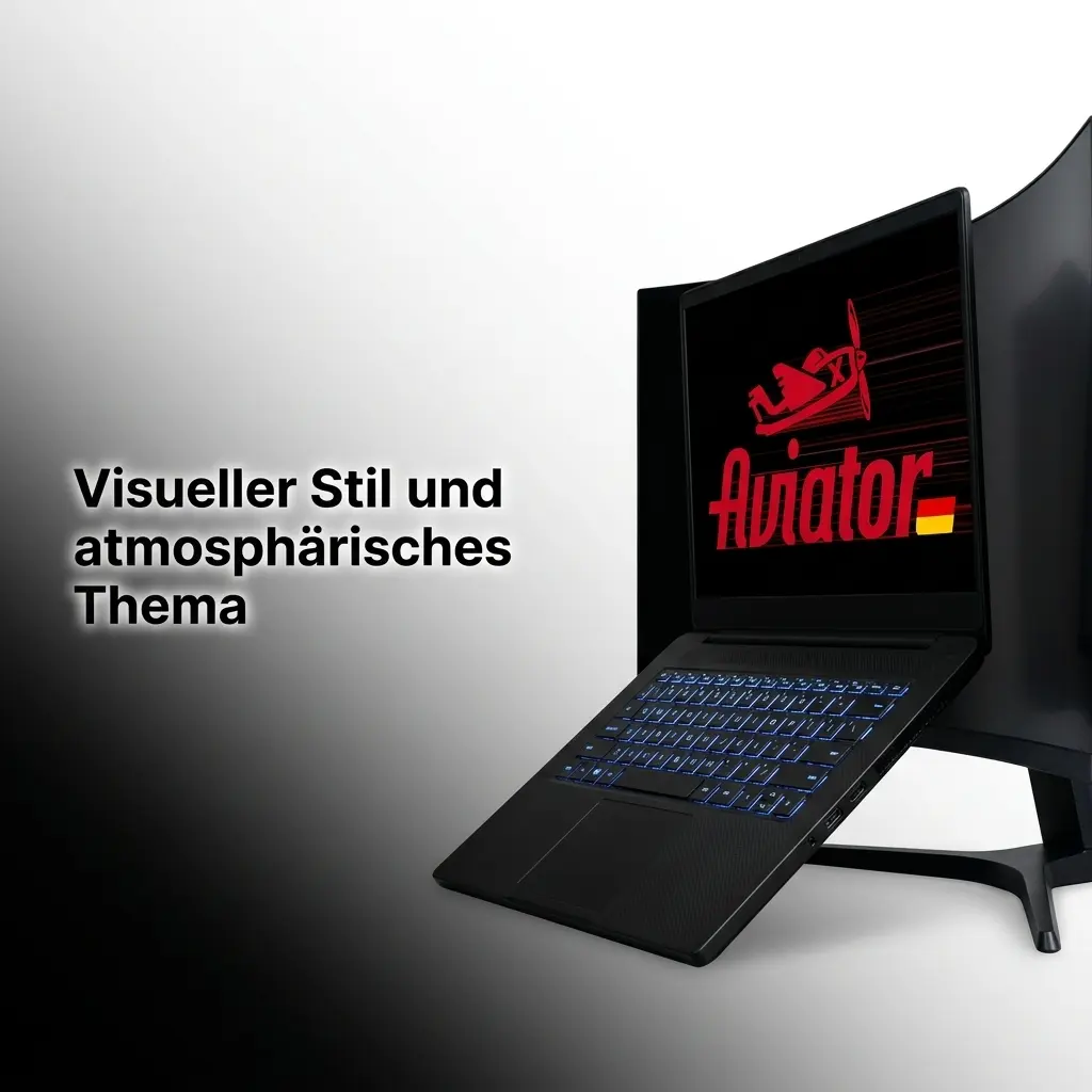 Aviator Spiel minimalistisches Design mit Neonblau, Weiß und Rot, animiertes Flugzeug auf dunklem Hintergrund