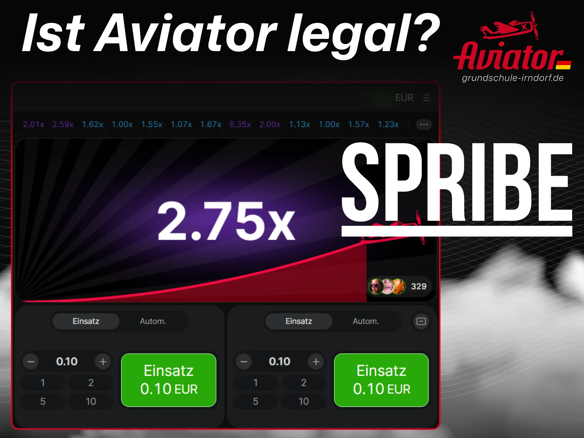 Informieren Sie sich darüber, ob das Aviator-Spiel in Deutschland legal und sicher ist.